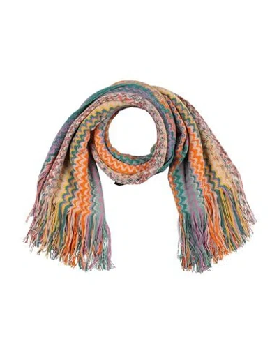 Missoni Woman Scarf Orange Size - Wool, Acrylic