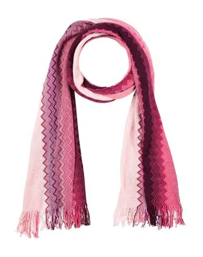 Missoni Woman Scarf Pink Size - Cotton