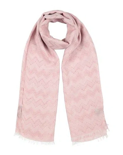 Missoni Woman Scarf Pink Size - Viscose, Modal, Polyester