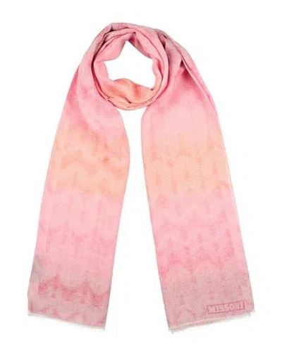 Missoni Woman Scarf Pink Size - Viscose, Cotton