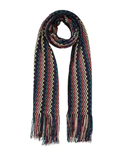 Missoni Woman Scarf Purple Size - Viscose, Polyester In Brown