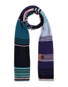 Missoni Woman Scarf Purple Size - Viscose, Wool, Acrylic, Polyester In Multi