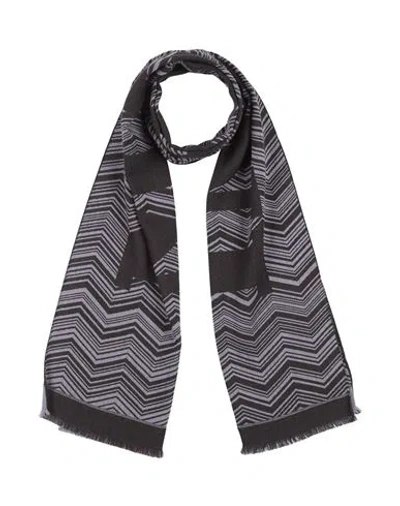 Missoni Woman Scarf Purple Size - Wool In Neutral