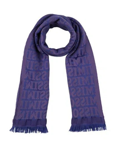 Missoni Woman Scarf Purple Size - Wool