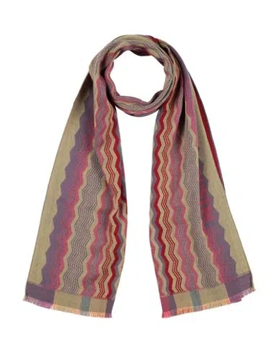 Missoni Woman Scarf Red Size - Wool In Multi