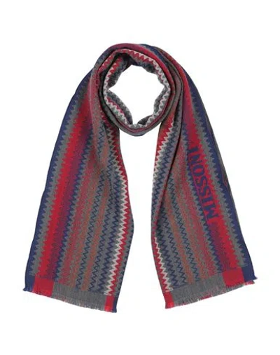 Missoni Woman Scarf Red Size - Virgin Wool