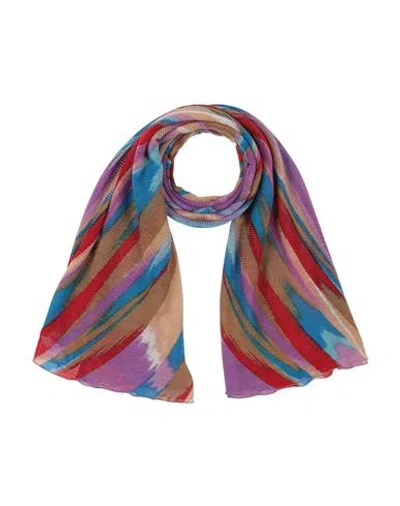Missoni Woman Scarf Red Size - Wool In Multi