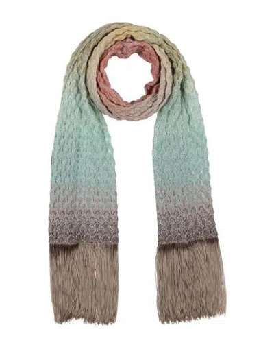 Missoni Woman Scarf Rust Size - Viscose, Metal Fiber In Multi
