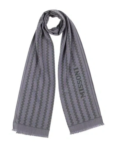 Missoni Woman Scarf Sage Green Size - Wool In Gray