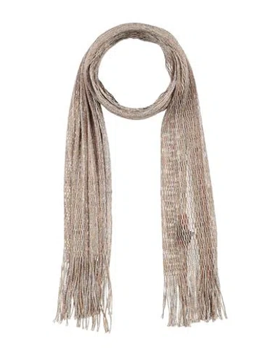 Missoni Woman Scarf Sand Size - Viscose, Polyester, Polyamide In Beige