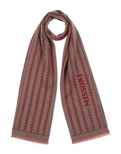 Missoni Woman Scarf Sand Size - Wool In Brown