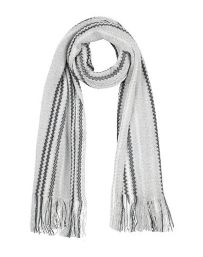Missoni Woman Scarf Silver Size - Viscose, Polyester