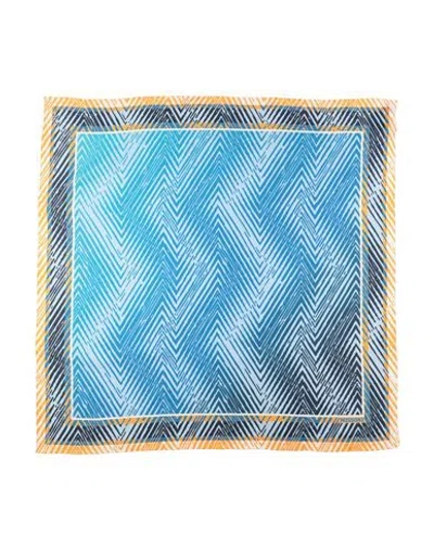 Missoni Woman Scarf Sky Blue Size - Silk