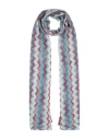 Missoni Woman Scarf Sky Blue Size - Viscose
