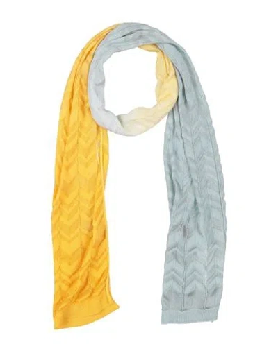 Missoni Woman Scarf Sky Blue Size - Viscose, Cotton