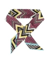 Missoni Woman Scarf White Size - Silk In Multi