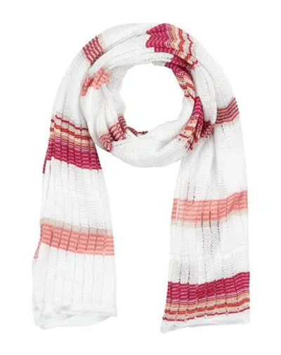 Missoni Woman Scarf White Size - Viscose, Polyester, Cotton