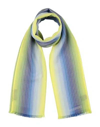 Missoni Woman Scarf Yellow Size - Cotton In Green