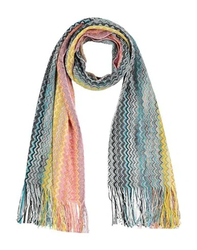 Missoni Woman Scarf Yellow Size - Viscose, Cotton, Polyester
