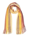 Missoni Woman Scarf Yellow Size - Viscose, Polyester