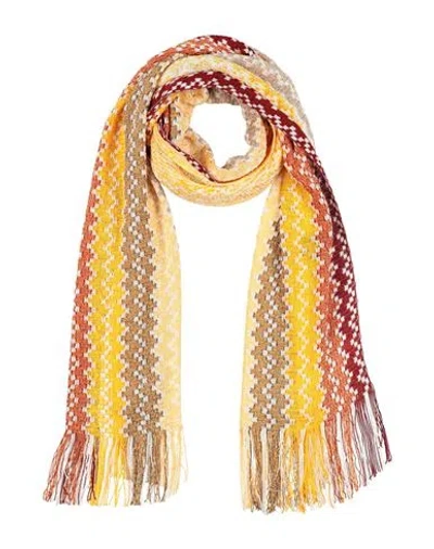 Missoni Woman Scarf Yellow Size - Viscose, Polyester