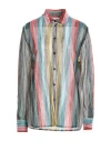 Missoni Woman Shirt Black Size 12 Viscose, Metallic Fiber In Multi