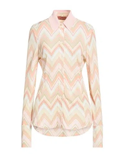 Missoni Woman Shirt Pink Size 8 Viscose