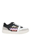 Missoni Woman Sneakers Black Size 11 Textile Fibers