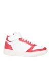Missoni Woman Sneakers White Size 8 Synthetic Fibers In White