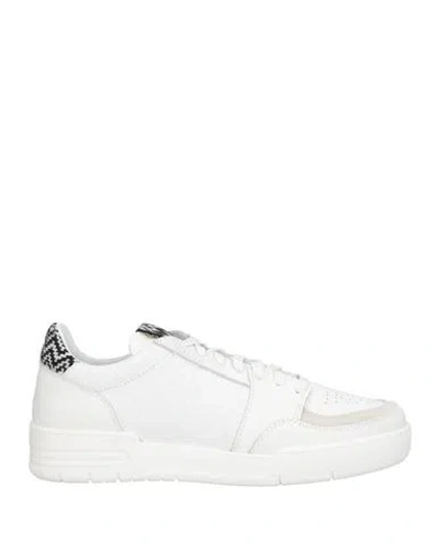 Missoni Woman Sneakers White Size 6 Textile Fibers