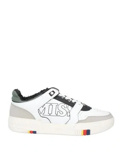 Missoni Woman Sneakers White Size 10 Synthetic Fibers