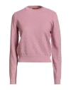 Missoni Woman Sweater Antique Rose Size M Cotton, Viscose, Metallic Fiber, Polyester, Synthetic Fibe In Pink