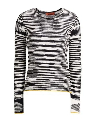 Missoni Woman Sweater Black Size 10 Cashmere, Wool