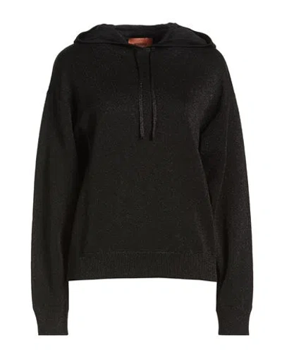 Missoni Woman Sweater Black Size 10 Viscose, Metallic Fiber, Polyamide, Elastane
