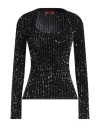 Missoni Sequin-embellished Ribbed-knit Jumper In Black