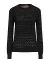 Missoni Woman Sweater Black Size 10 Cotton, Viscose, Polyamide In Black