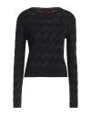 Missoni Woman Sweater Black Size 4 Wool, Viscose, Polyamide