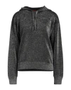 Missoni Woman Sweater Black Size 6 Viscose, Metallic Fiber In Black