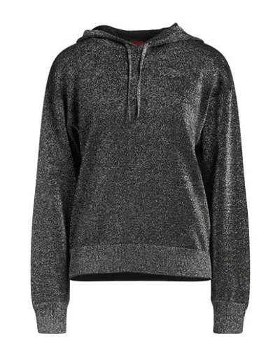 Missoni Woman Sweater Black Size 6 Viscose, Metallic Fiber