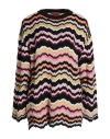 Missoni Woman Sweater Black Size 6 Viscose, Wool, Polyamide