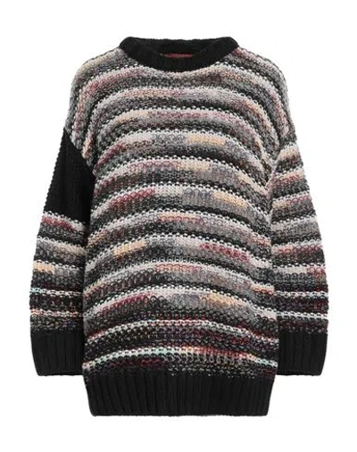 Missoni Woman Sweater Black Size L Cashmere, Wool, Virgin Wool