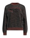 Missoni Woman Sweater Brown Size S Cotton, Viscose, Metallic Fiber In Brown