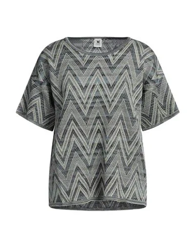 Missoni Woman Sweater Light Green Size M Viscose, Wool, Metallic Fiber, Polyamide In Green