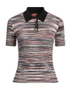 Missoni Woman Sweater Fuchsia Size 8 Viscose, Wool In Pink