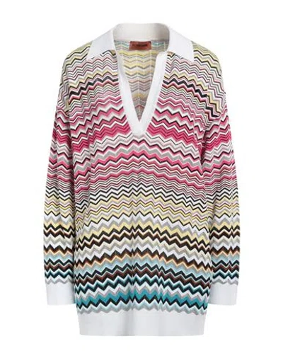 Missoni Multicolour Zig Zag Knit Jumper In Neutral