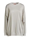 Missoni Woman Sweater Gold Size 8 Viscose, Metallic Fiber