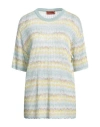 Missoni Woman Sweater Light Green Size 10 Viscose