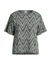 Missoni Woman Sweater Light Green Size M Viscose, Wool, Metallic Fiber, Polyamide In Green