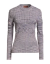 Missoni Woman Sweater Lilac Size 12 Wool In Purple