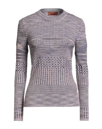 Missoni Woman Sweater Lilac Size 12 Wool